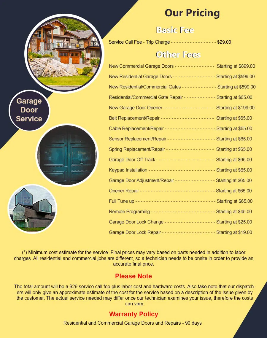 Elite Garage Door Service Jersey, GA 678-679-3276 - pricelist6